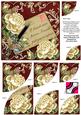 Cream Roses Red If Friends Were - 6in Duo Corner Stacker