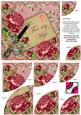 Deep Pink Rose Pink My Wife 6in Duo Corner Stacker