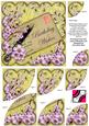 Lilac Blossom Lemon Birthday Wishes 6in Duo Corner Stacker