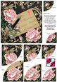Pink Roses Black If Friends Were - 6in Duo Corner Stacker