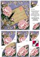 Pink Roses Blue If Friends Were - 6in Duo Corner Stacker