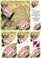 Pink Roses Lemon If Friends Were - 6in Duo Corner Stacker