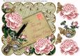 Pink Roses Olive Mum on Mothers Day 8in Decoupage Topper