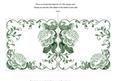 Green Roses Scallop 8in Decoupage Folded Card Insert