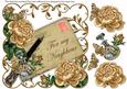 Coffee Rose My Neighbour Ink Saver 8in Decoupage Topper