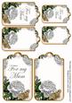 Silver Rose for My Mum Sentiment Ink Saver Tag Sheet