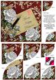 Silver Roses Red Happy Returns 6in Duo Corner Stacker