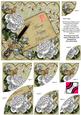 Silver Roses Olive Happy Returns 6in Duo Corner Stacker