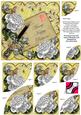 Silver Roses Lemon Happy Returns 6in Duo Corner Stacker