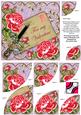 Red Rose Lilac for My Valentine 6in Duo Corner Stacker