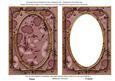 Dusky Pink Floral Pattern 7x5in Shaker Base and Frame