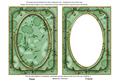 Mint Green Floral Pattern 7x5in Shaker Base and Frame