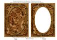 Vintage Tea Floral Pattern 7x5in Shaker Base and Frame
