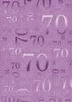 Lilac Metallic 70 Birthday A4 Backing Paper
