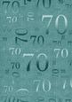 Dusky Teal Metallic 70 Birthday A4 Backing Paper