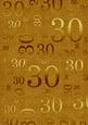 Gold Metallic 30 Birthday A4 Backing Paper