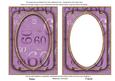 Lilac Metallic 60 Birthday 7x5in Shaker Frame and Base