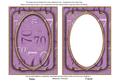 Lilac Metallic 70 Birthday 7x5in Shaker Frame and Base