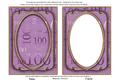Lilac Metallic 100 Birthday 7x5in Shaker Frame and Base