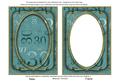 Dusky Teal Metallic 30 Birthday 7x5in Shaker Frame and Base