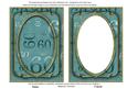 Dusky Teal Metallic 60 Birthday 7x5in Shaker Frame and Base