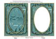 Dusky Teal Metallic 70 Birthday 7x5in Shaker Frame and Base
