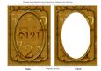 Gold Metallic 21 Birthday 7x5in Shaker Frame and Base