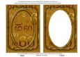Gold Metallic 60 Birthday 7x5in Shaker Frame and Base