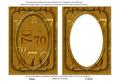 Gold Metallic 70 Birthday 7x5in Shaker Frame and Base