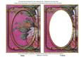 Cerise Grunge Oil Paint Roses 7x5in Shaker Base and Frame