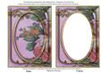 Lilac Grunge Oil Paint Rose 7x5in Shaker Base and Frame
