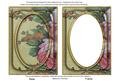 Olive Grunge Oil Paint Rose 7x5in Shaker Base and Frame