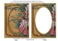 Tea Grunge Oil Paint Rose 7x5in Shaker Base and Frame