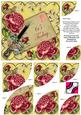 Dpink Roses Lemon 65 Today 6in Duo Corner Stacker