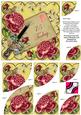 Dpink Roses Lemon 75 Today 6in Duo Corner Stacker