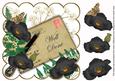 Black Poppy Well Done Ink Saver 8in Decoupage Topper