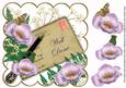 Lilac Poppy Well Done Ink Saver 8in Decoupage Topper
