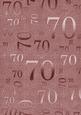 Dusky Pink Metallic 70 Birthday A4 Backing Paper