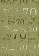 Olive Metallic 70 Birthday A4 Backing Paper