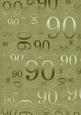 Olive Metallic 90 Birthday A4 Backing Paper