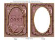 Dusky Pink Metallic 21 Birthday 7x5in Shaker Frame and Base