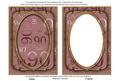 Dusky Pink Metallic 90 Birthday 7x5in Shaker Frame and Base