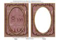 Dusky Pink Metallic 100 Birthday 7x5in Shaker Frame and Base