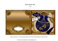 Blue Sapphire Gold Perfume 100 Birthday Folded Picture Card