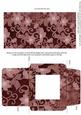 Dusky Pink All Over Floral Midi Card and Envelope Sheet