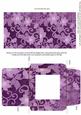 Lilac All Over Floral Midi Card and Envelope Sheet