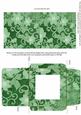Mint Green All Over Floral Midi Card and Envelope Sheet