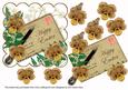 Tea Pansy Happy Easter Ink Saver 6in Step by Step
