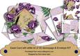 Purple Roses 30 Today Birthday Easel Card & Envelope Kit