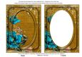 Teal Rose Gold 7x5in Shaker Base and Frame